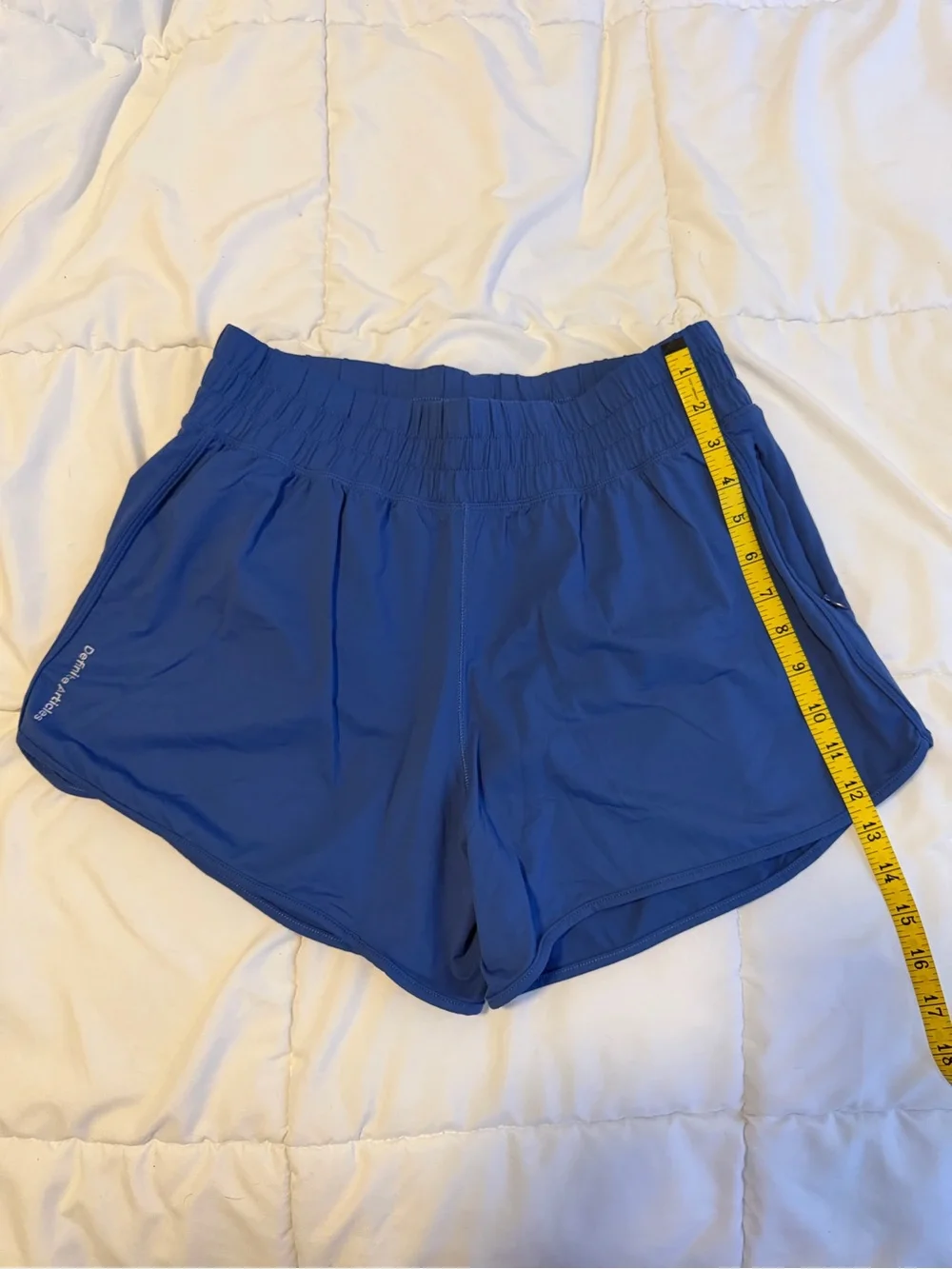 Definite Articles Women’s Blue Athletic Shorts - Picture 4 of 6